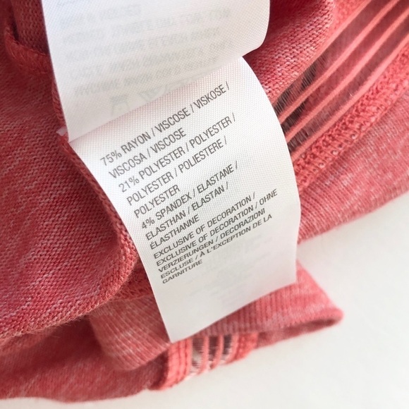 Halston long drape open cardigan sweater pink red medium short sleeves boho - Picture 16 of 16